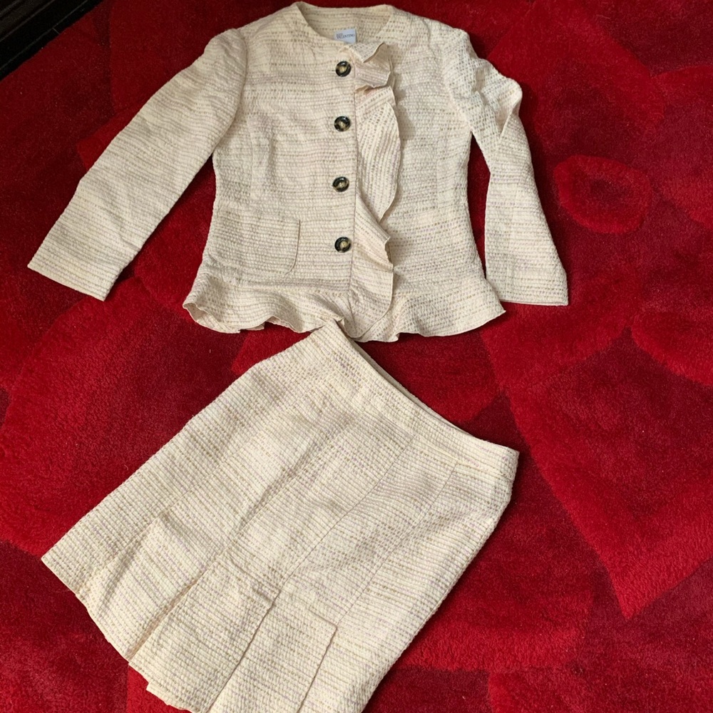 Red Valentino jacket and skirt